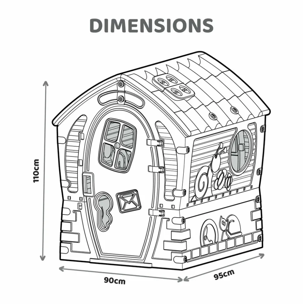 PALPLAY - Maisonnette plastique twilight