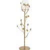 PARIS PRIX - Bougeoir design en métal "curama" 79cm or