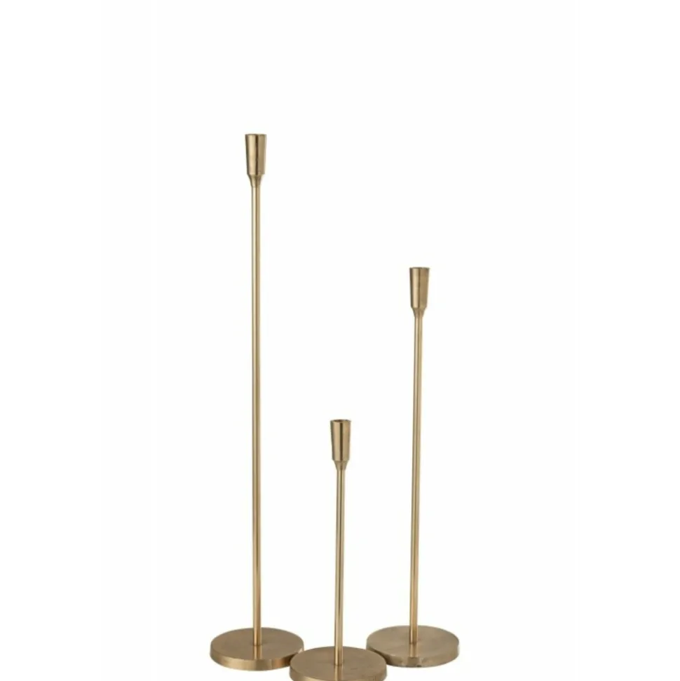 PARIS PRIX - Chandelier en métal "junany" 61cm or