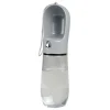 PARIS PRIX - Gourde pour chien "nomade" 500ml gris