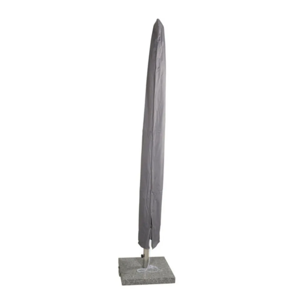 PARIS PRIX - Housse de protection parasol "klas" 225cm gris