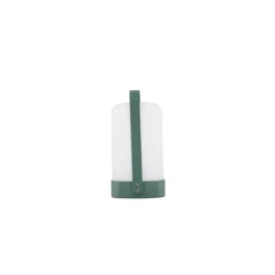 PARIS PRIX - Lampe à poser d'extérieur led "fern" 22cm vert