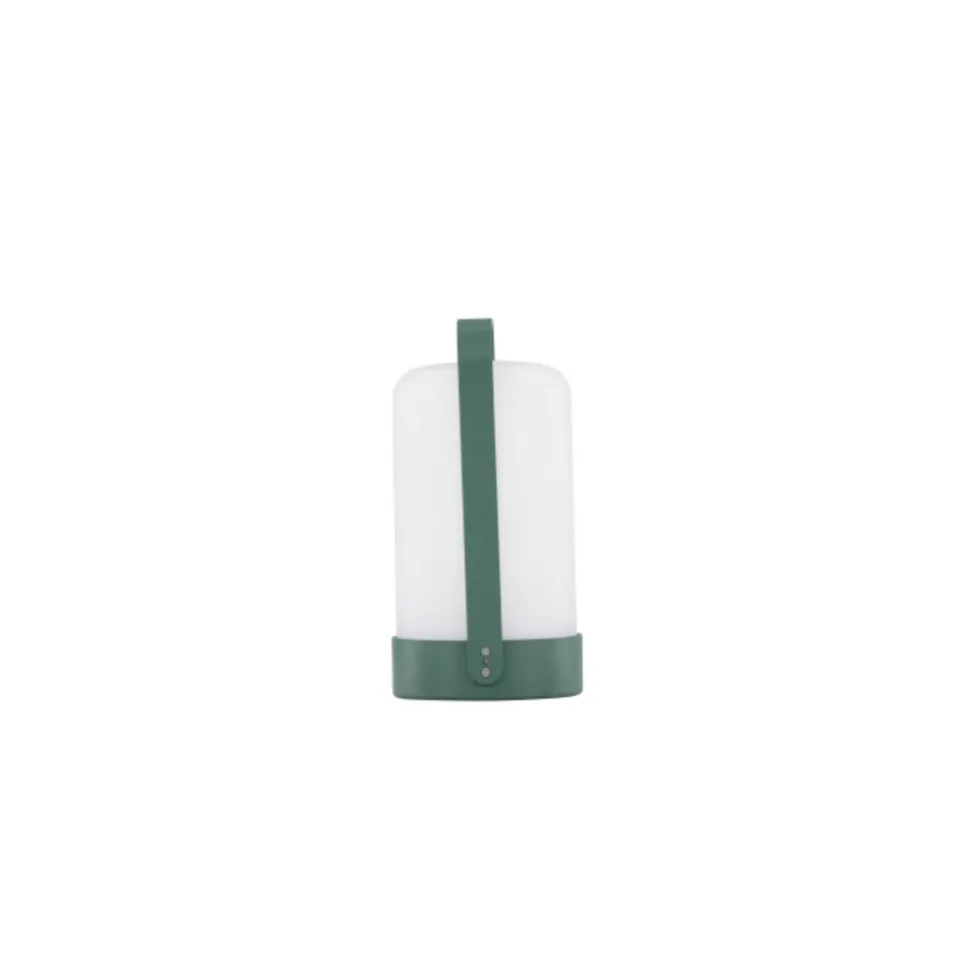 PARIS PRIX - Lampe à poser d'extérieur led "fern" 22cm vert