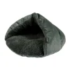 PARIS PRIX - Niche chausson pour chat "sweet cat" 45cm vert foncé