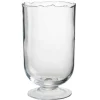 PARIS PRIX - Photophore design "severine" 33cm transparent