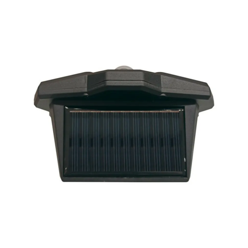 PARIS PRIX - Projecteur extérieur solaire "mouvement" 13cm noir