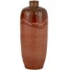 PARIS PRIX - Vase design en céramique "aline" 70cm rouge
