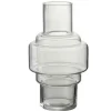 PARIS PRIX - Vase design en verre "rino" 25cm transparent