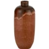 PARIS PRIX - Vase design en céramique "aline" 50cm rouge