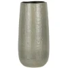PARIS PRIX - Vase en céramique design "yuella" 40cm gris