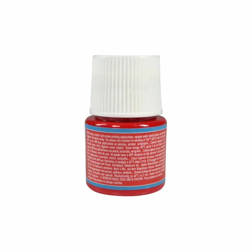 PÉBÉO - Peinture textile setacolor opaque - rouge - 45 ml