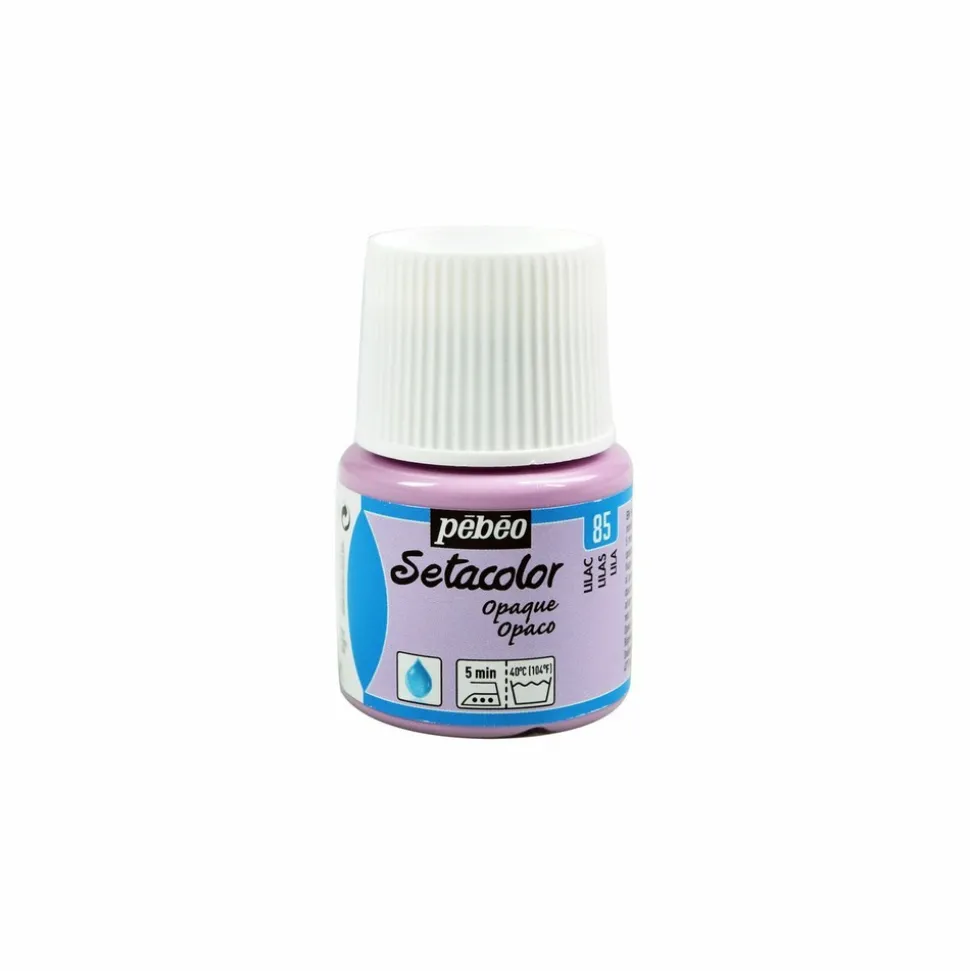PÉBÉO - Peinture textile setacolor opaque - lilas - 45 ml