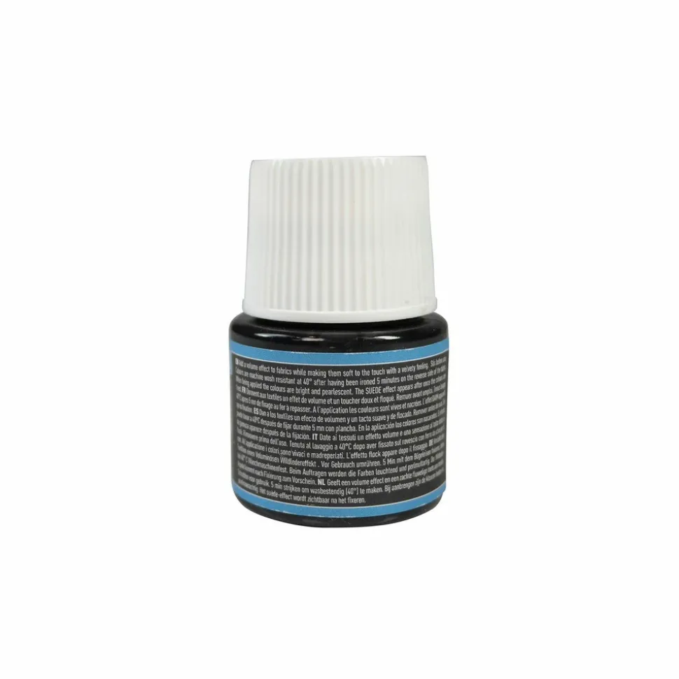 PÉBÉO - Peinture textile setacolor opaque effet daim - anthracite - 45 ml