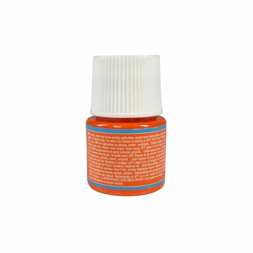 PÉBÉO - Peinture textile setacolor opaque - orange - 45 ml