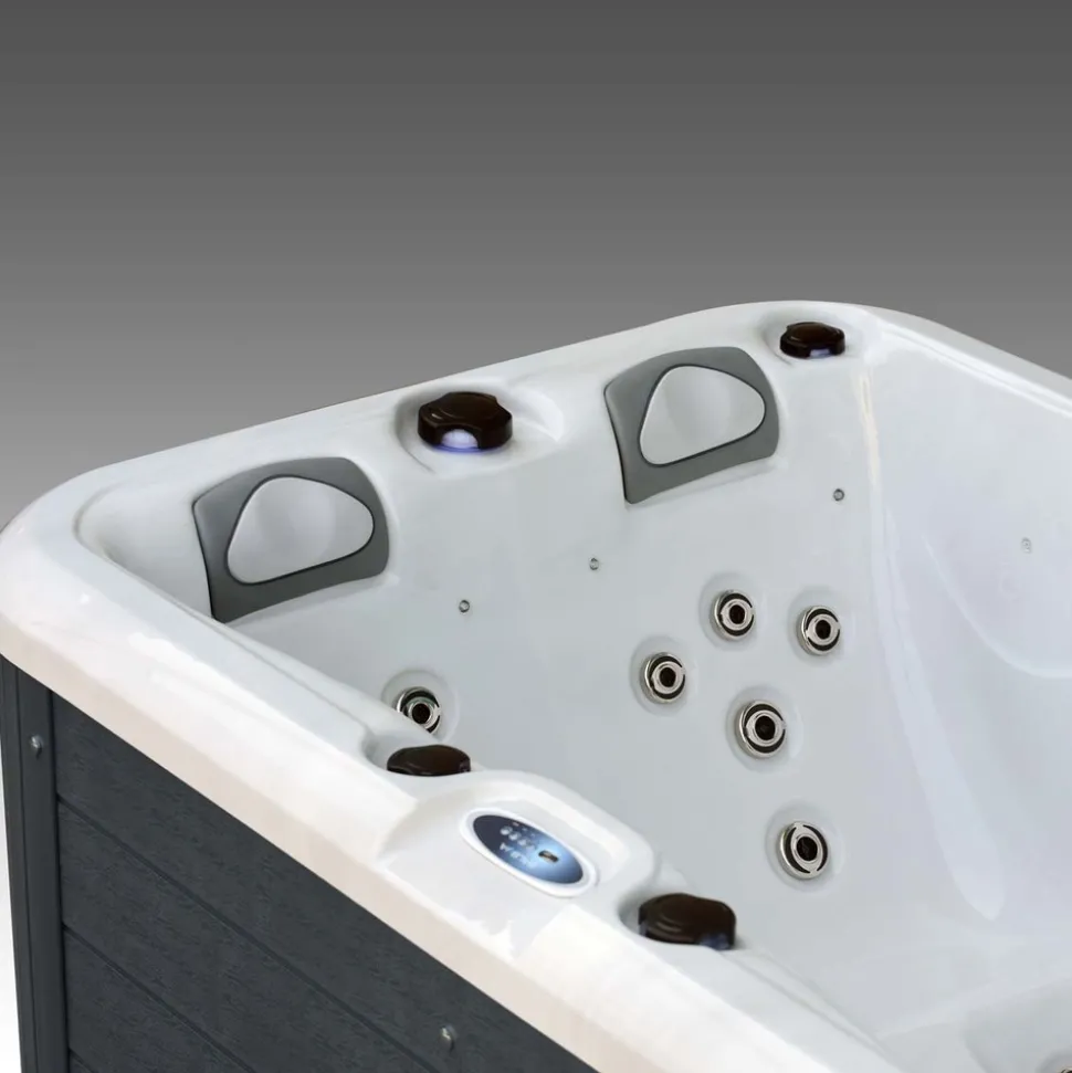 PISCINES WATER CLIP - Spa acrylique arkos 3 places - 22 hydrojets - 720l - 200 x 125 x 72cm