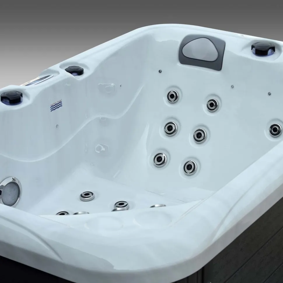 PISCINES WATER CLIP - Spa acrylique arkos 3 places - 22 hydrojets - 720l - 200 x 125 x 72cm