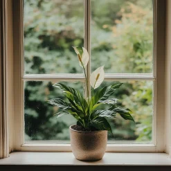 PLANT IN A BOX - Fleur de lune - set de 4 - spathiphyllum 'torelli' - hauteur 30-45cm - ⌀12cm