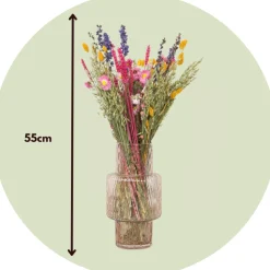 PLANT IN A BOX - Fleurs séchées - bouquet 'trendy vibrant'