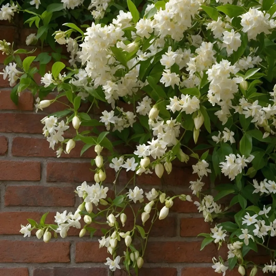 PLANT IN A BOX - Jasmin étoilé - trachelospermum jasminoides - hauteur 110-120cm - ⌀17cm