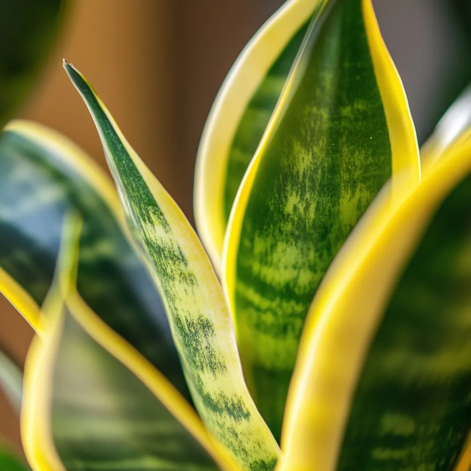 PLANT IN A BOX - Langue de belle-mère - set de 2 - sansevieria futura superba - h35-40cm - ⌀12cm