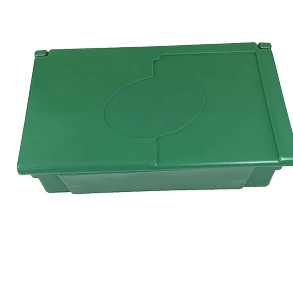 PLAST'UP ROTOMOULAGE - Bac de stockage denrées animales/multi-usages 100l vert