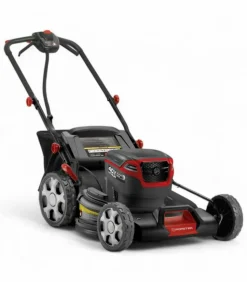 POPSTER - Tondeuse à gazon électrique tractée, lame 50 cm, 41 minutes d'autonomie - popster blm236h-s21 pack