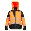 PORTWEST - Parka d'hiver hv femmes pw3 - taille m - orange/noir - portwest