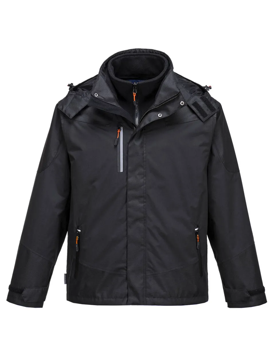 PORTWEST - Parka 3-en-1 radial - taille xs - noir - portwest
