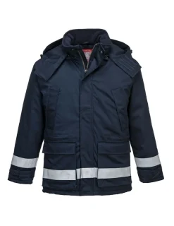 PORTWEST - Parka hiver fr anti-statique couleur : marine taille xxl - portwest