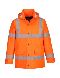 PORTWEST - Parka hi-vis traffic couleur : orange taille 5xl - portwest