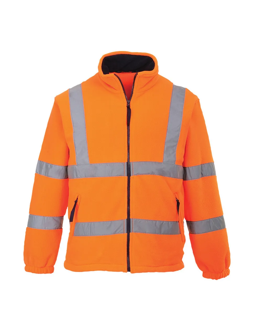 PORTWEST - Polaire hivis doublée filet couleur : orange taille 4xl - portwest