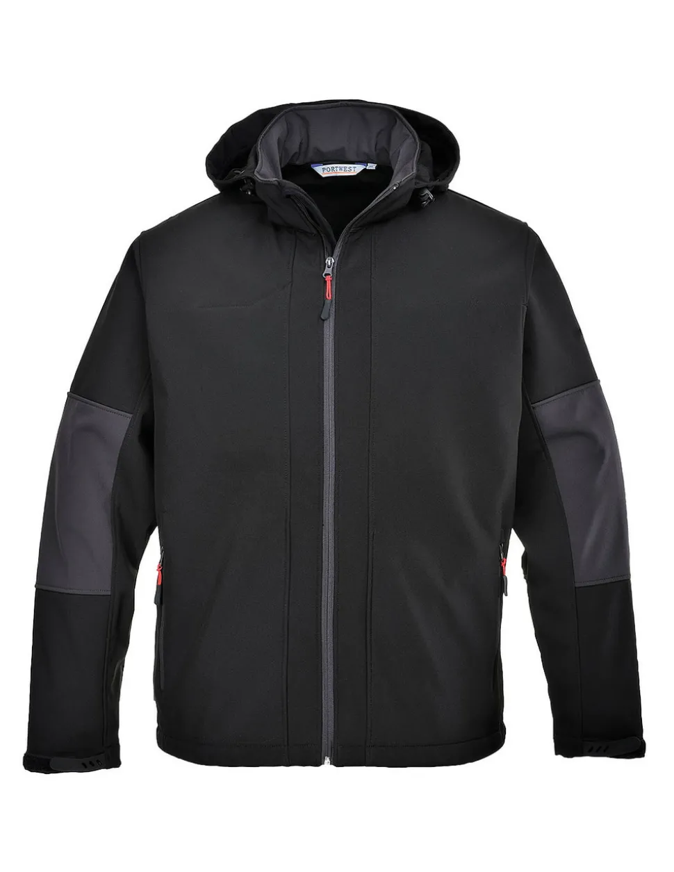 PORTWEST - Softshell avec capuche (3 couches) couleur : noir taille m - portwest