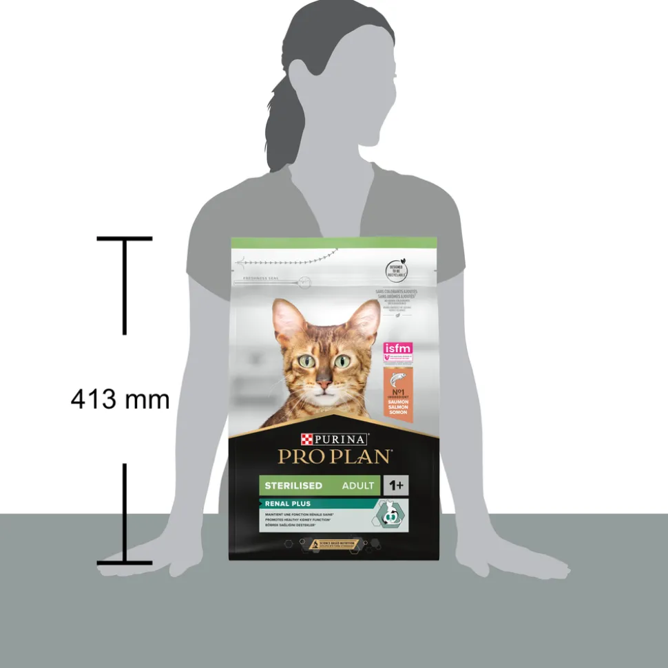PROPLAN - Croquettes chat adulte stérilisé au saumon Super Premium - 3 kg