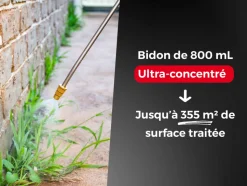 PROTECT EXPERT - Protect expert désherbant ultra concentré - cours allées terrasses - agit sous 3h - 800ml - jusqu鈥² traités procouru800