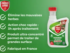 PROTECT EXPERT - Protect expert désherbant ultra concentré - polyvalent - effets visibles sous 3h - 800ml - jusqu鈥² traités proherbiou800