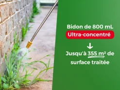 PROTECT EXPERT - Protect expert désherbant ultra concentré - polyvalent - effets visibles sous 3h - 800ml - jusqu鈥² traités proherbiou800