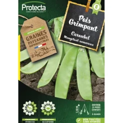 PROTECTA - Graines paysannes - pois mangetout caroubel 30g