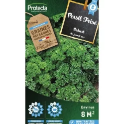 PROTECTA - Graines paysannes - persil frisé vert fonçé robust