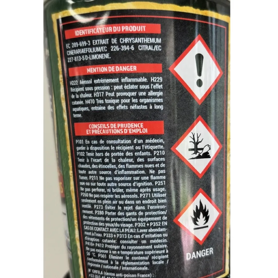 PROTECTA - Recharge pour diffuseur insecticide volants-rampants 250 ml
