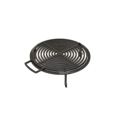QUOCO - Brasero piatto tavolo medium noir ø84 + grille + spatule + housse