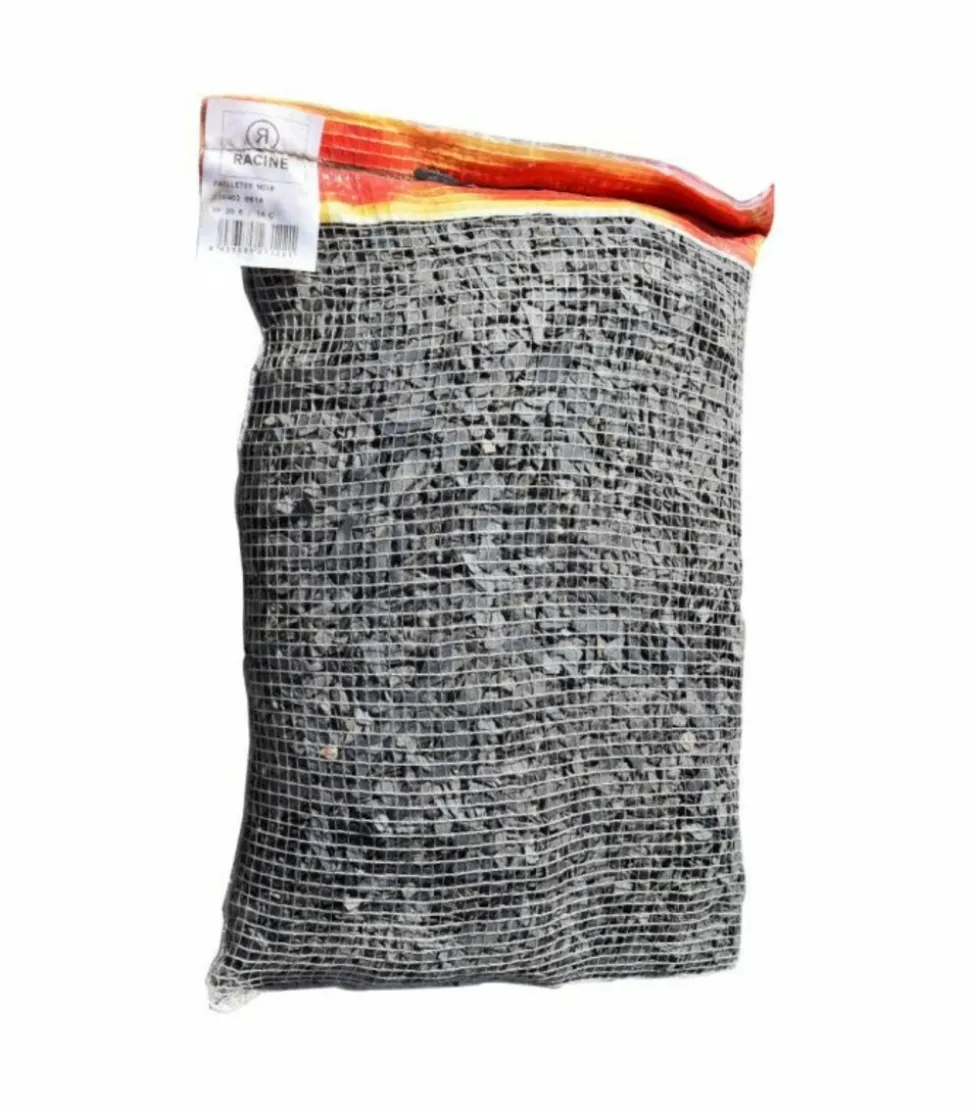 RACINE - Paillage minéral ardoise noire 6/14mm, filet 20 kg - f-pai081
