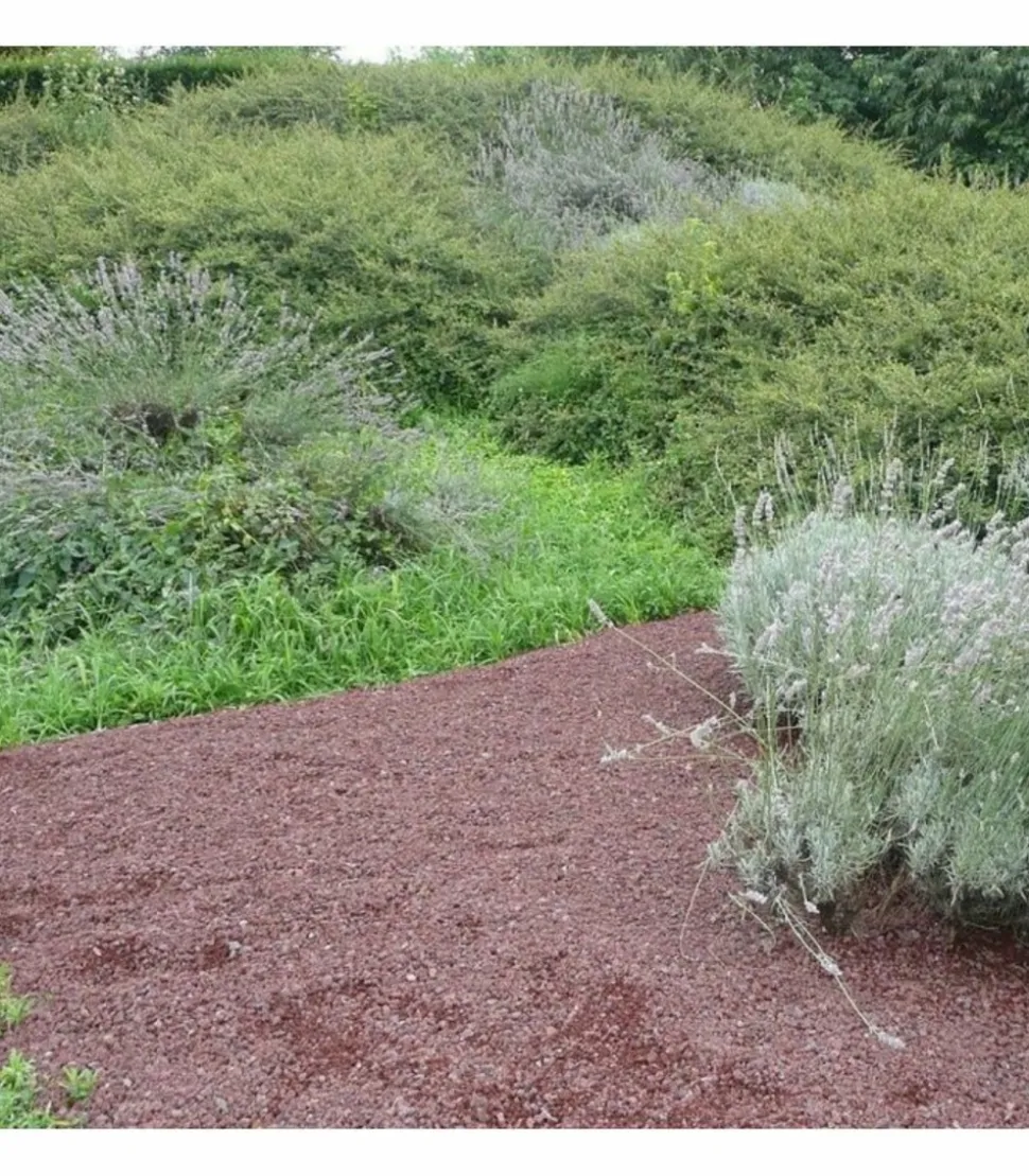 RACINE - Paillage minéral en pouzzolane rouge 12/20 big bag 1 m3 pour 20m2