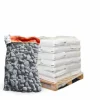 RACINE - Paillage minéral galet marbre noir 40-60mm, 10 filets de 20kg - f-pai069-10x20