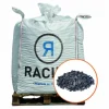 RACINE - Paillage minéral gravier marbre noir 6-14mm, big bag 500 kg - f-pai067