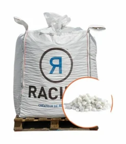 RACINE - Paillage minéral gravier blanc 10/20mm, big bag 750 kg - pro607