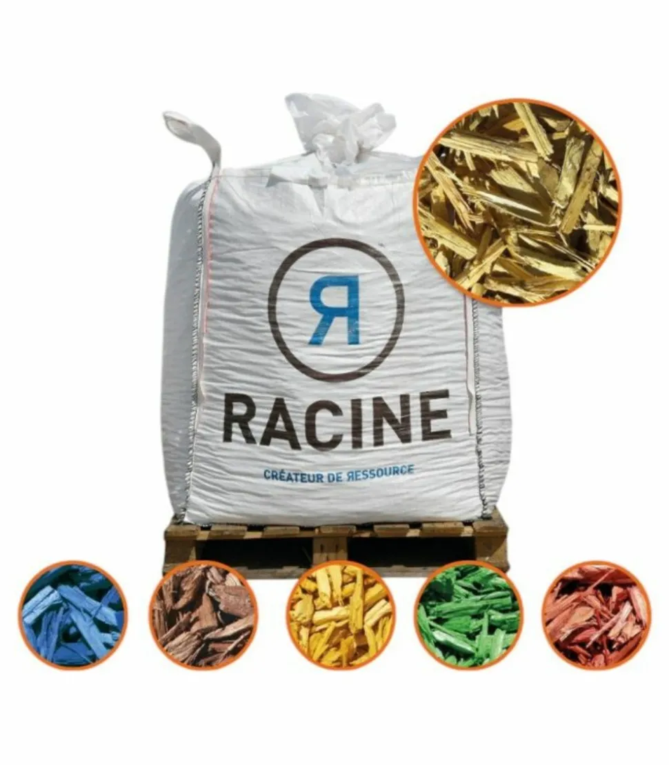 RACINE - Paillis color naturel 20/50mm, big bag de 1 m3 - pro69