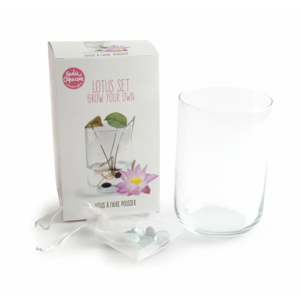 RADIS ET CAPUCINE - Coffret de culture du lotus