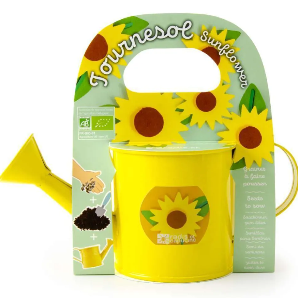 RADIS ET CAPUCINE - Mini arrsoir Tournesol- Le jardin de la ferme