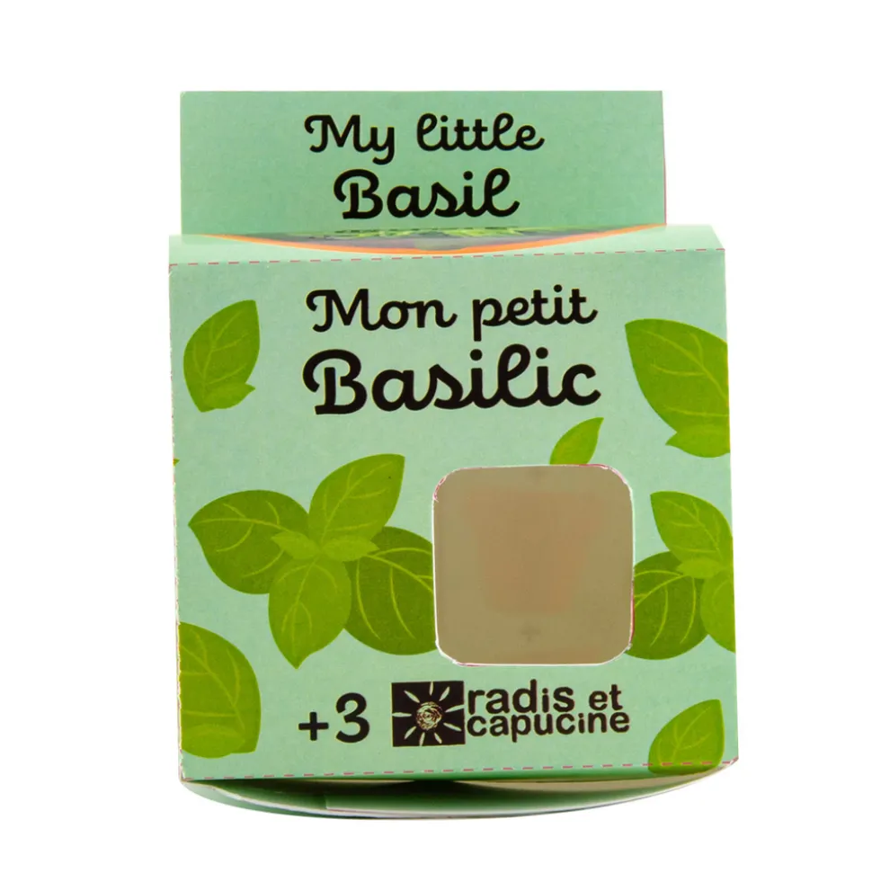 RADIS ET CAPUCINE - Mon petit basilic à faire pousser