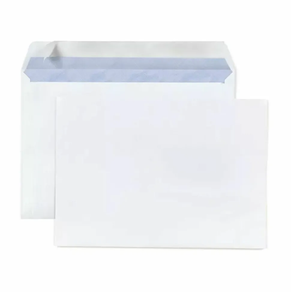 RAJA - 5 enveloppes blanches en papier - 16,2 x 22,9 cm